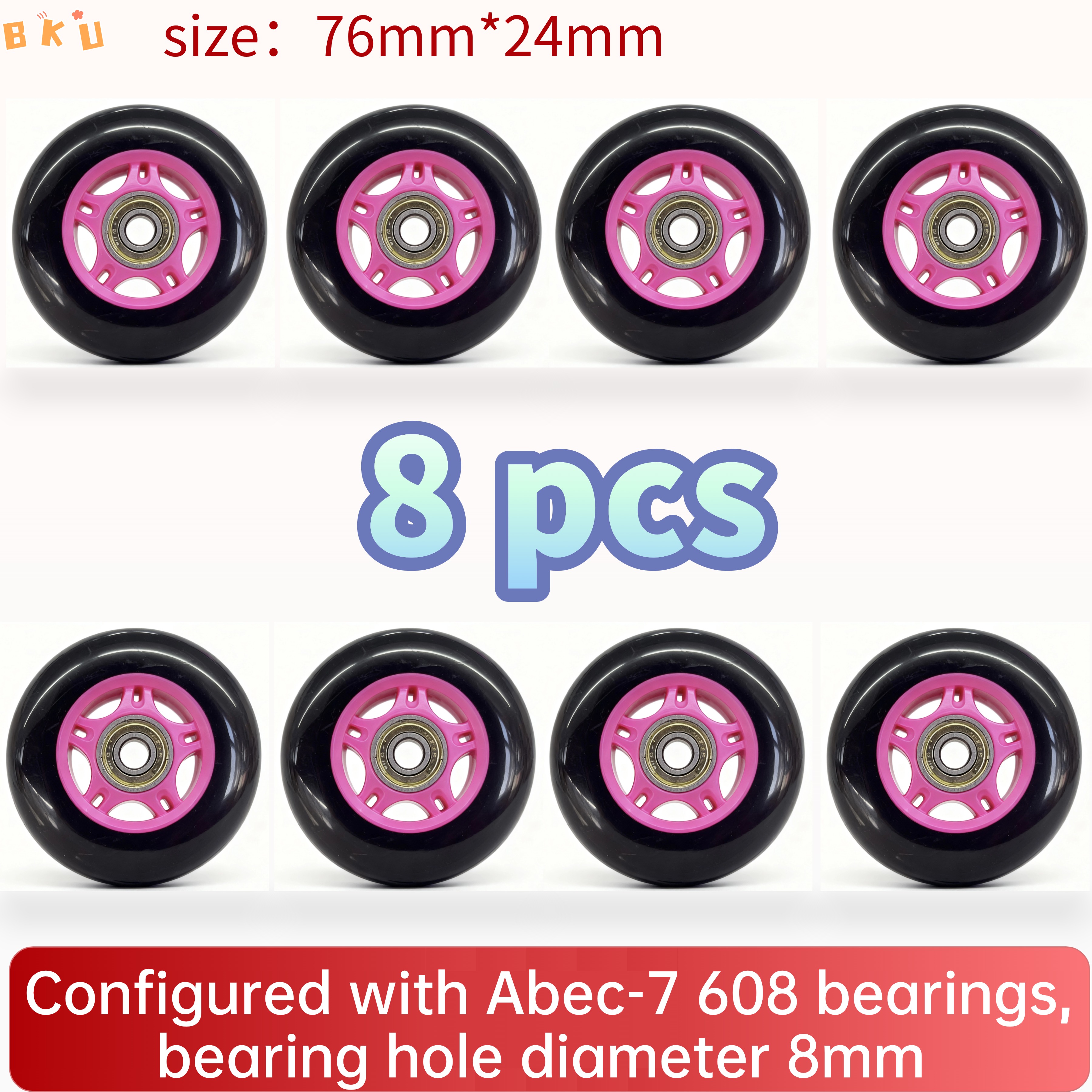 8-Piece PU Replacement Wheels  - Luggage Wheel Replacement のレビューと価格