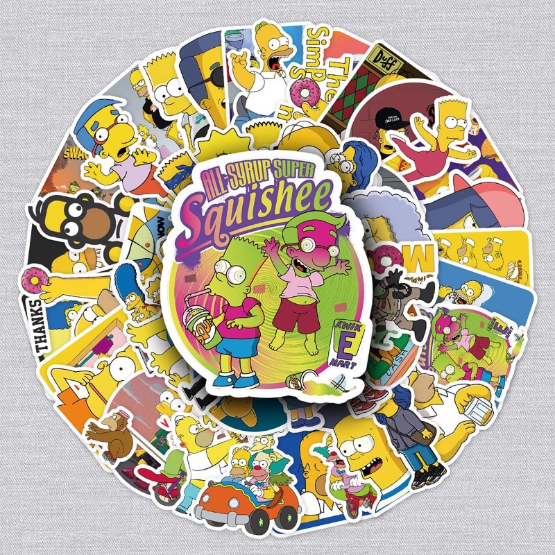 New Creative The Simpson Stick - Sticker Luggage Decorative のレビューと価格