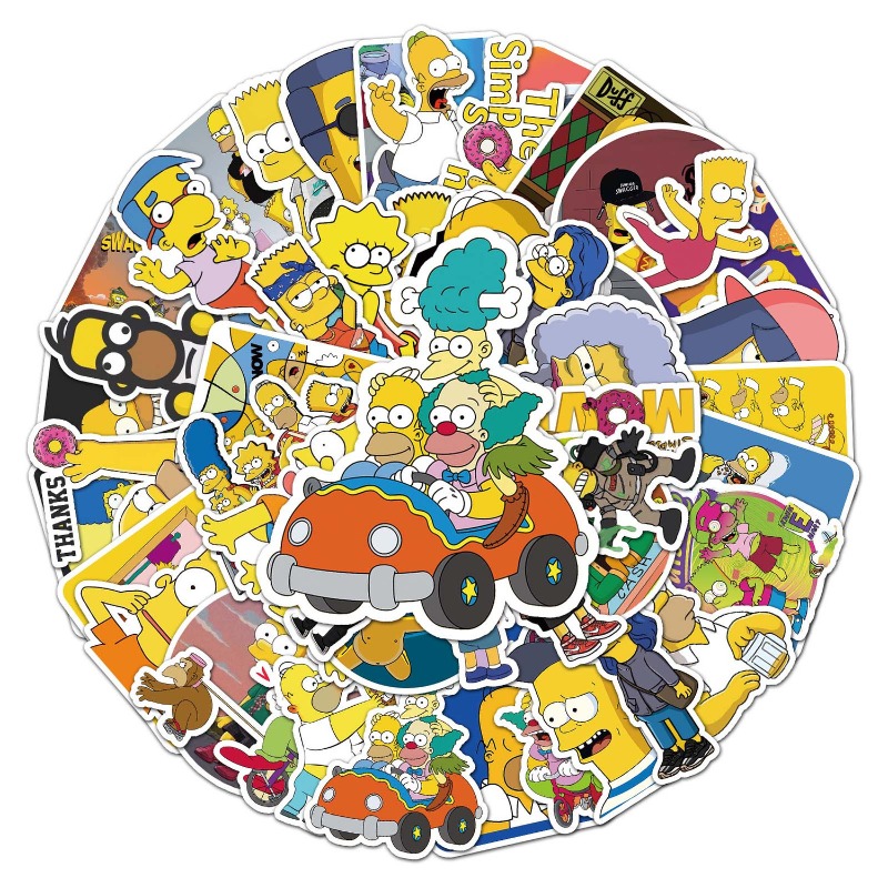 New Creative The Simpson Stick - Sticker Luggage Decorative のレビューと価格