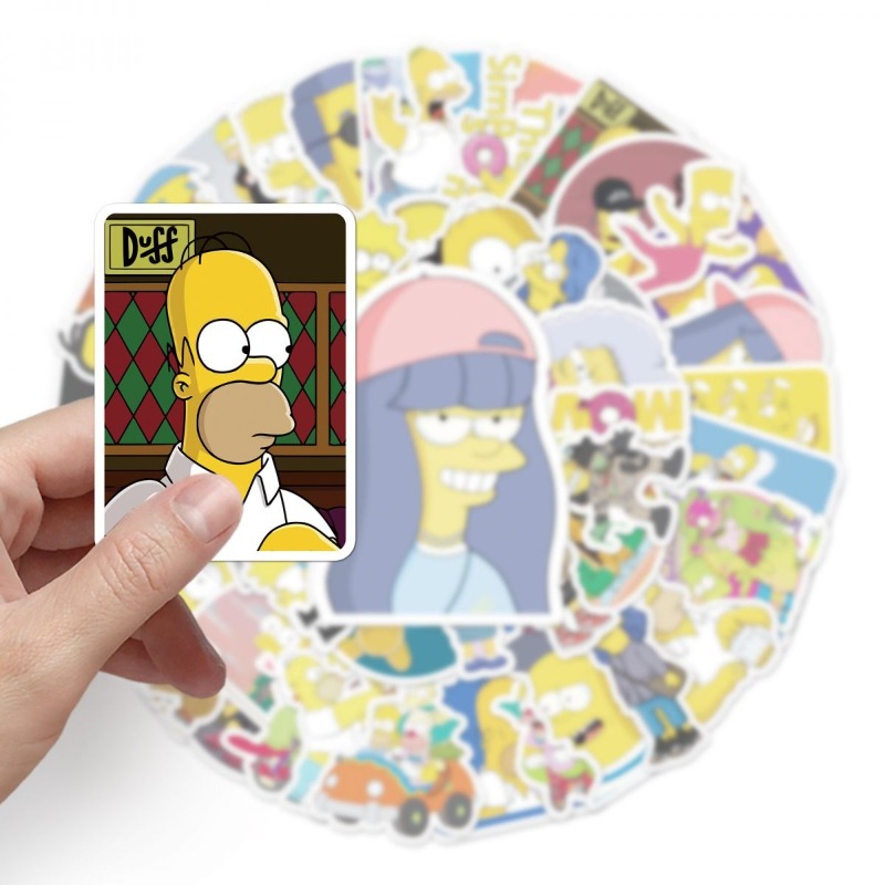 New Creative The Simpson Stick - Sticker Luggage Decorative のレビューと価格