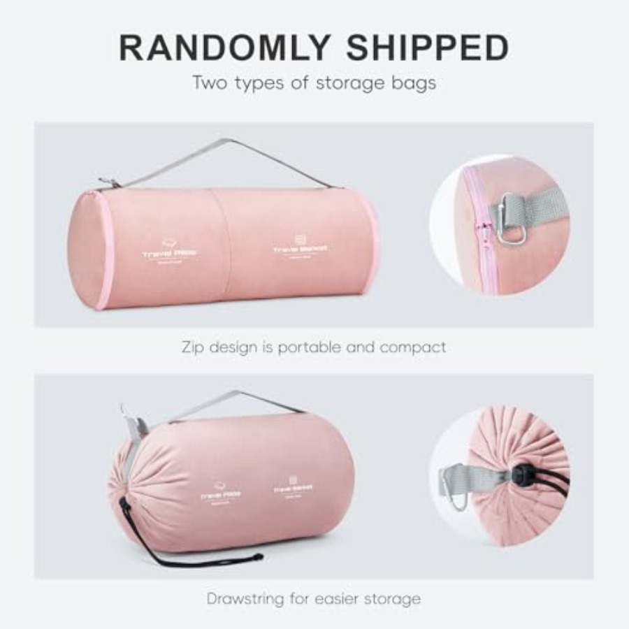 Travel Pillow and Blanket Set  - Neck Pillow Memory Foam のレビューと価格