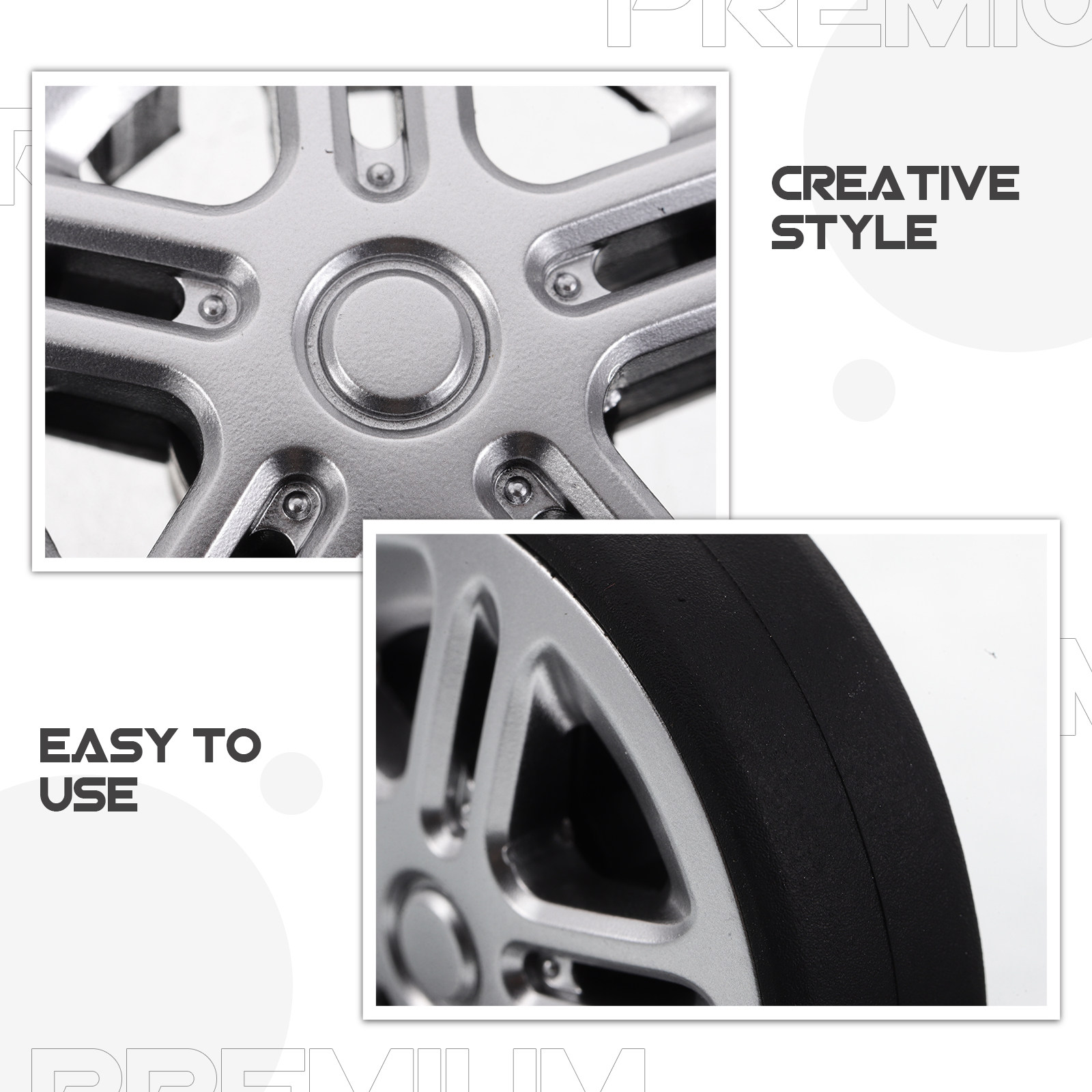 4Pcs Luggage Swivel Wheels Sta - Luggage Wheel Replacement のレビューと価格