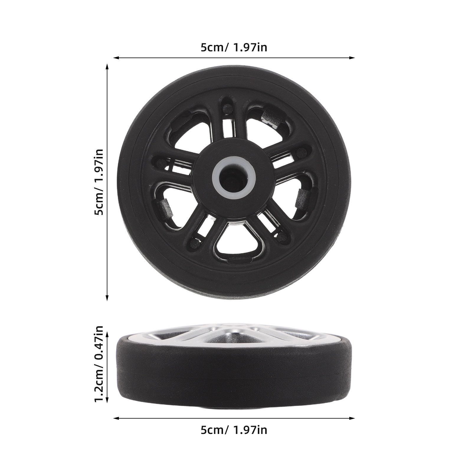 4Pcs Luggage Swivel Wheels Sta - Luggage Wheel Replacement のレビューと価格