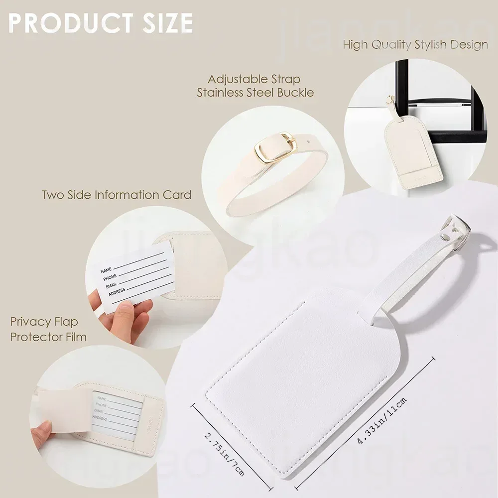 Personalized PU Luggage Tag He - Travel Accessories Name のレビューと価格