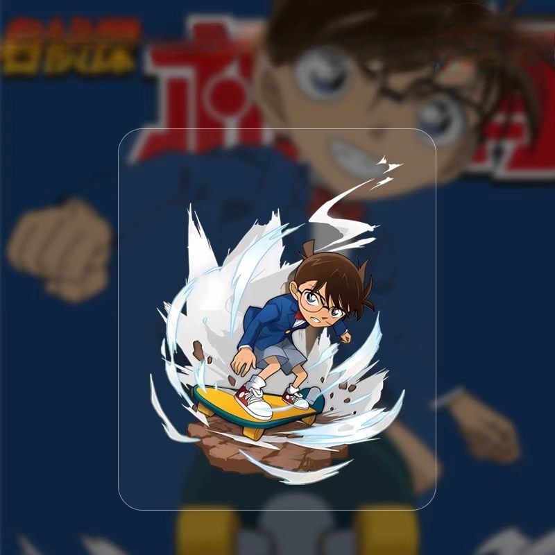 Detective Conan Cartoon Skateb - Sticker Luggage Decorative のレビューと価格