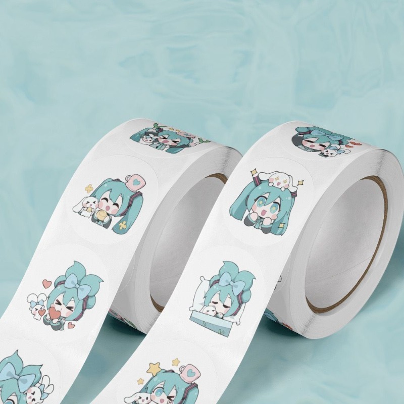 Ins Aesthetic Cute Hatsune Mik - Sticker Luggage Decorative のレビューと価格