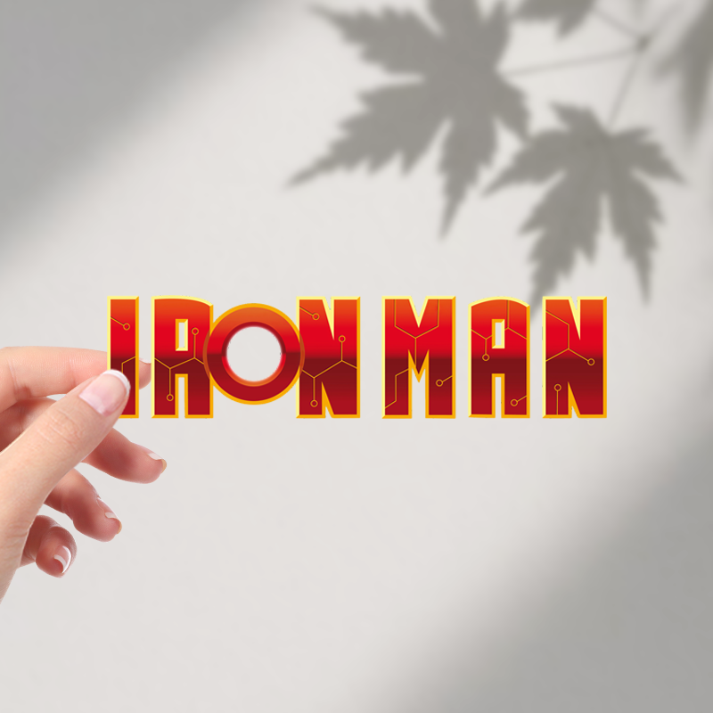 Trend Iron Man Super Hero Car  - Sticker Luggage Decorative のレビューと価格