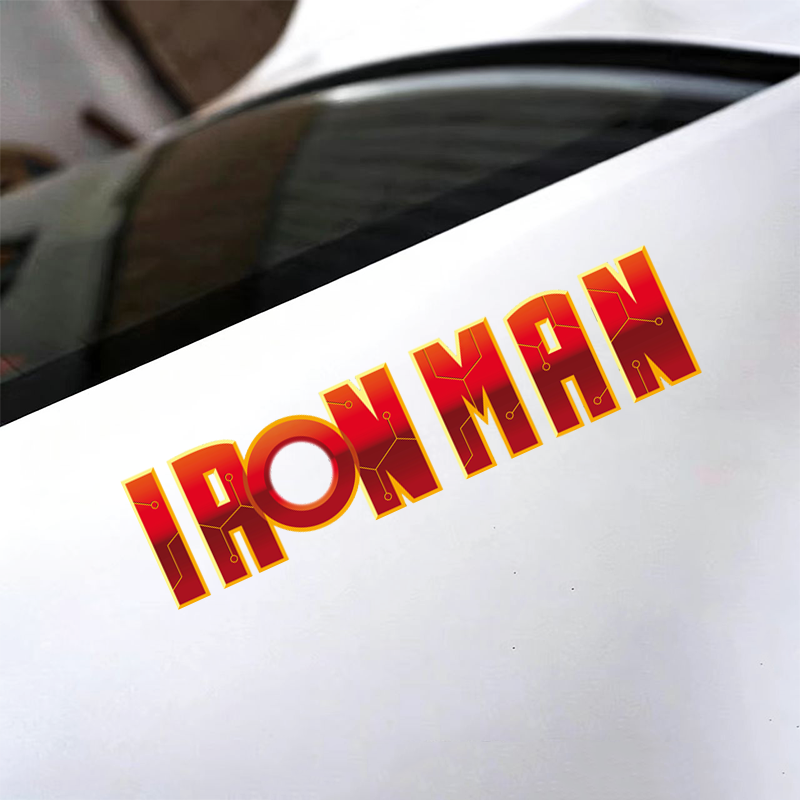 Trend Iron Man Super Hero Car  - Sticker Luggage Decorative のレビューと価格