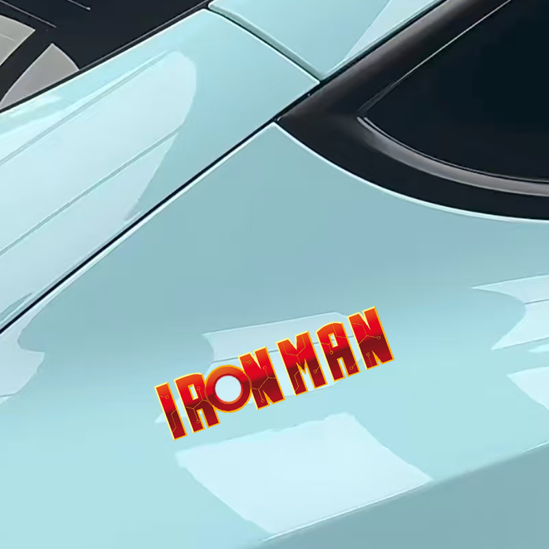 Trend Iron Man Super Hero Car  - Sticker Luggage Decorative のレビューと価格