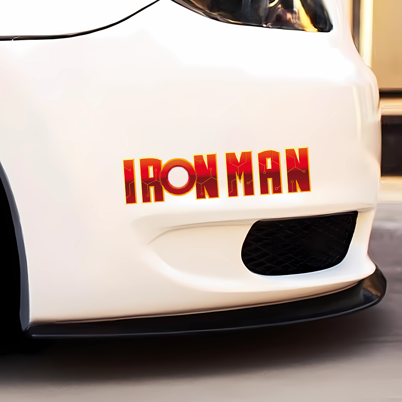 Trend Iron Man Super Hero Car  - Sticker Luggage Decorative のレビューと価格