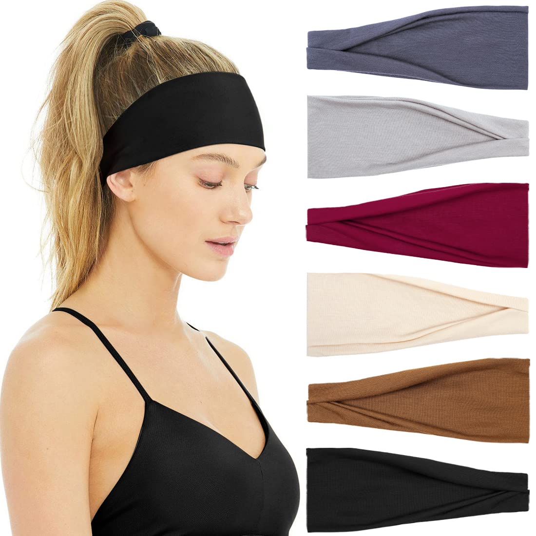 Headbands for Women Non Slip S - Travel Yoga Accessories のレビューと価格