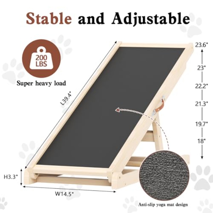 Dog Ramp for Couch, Bed, Car,  - Travel Yoga Accessories のレビューと価格