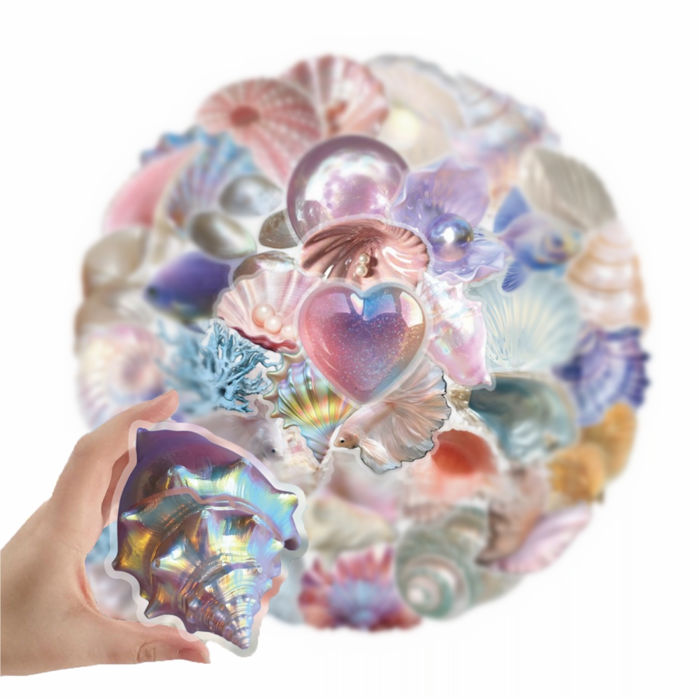 50pcs Cartoon Shell Graffiti S - Sticker Luggage Decorative のレビューと価格