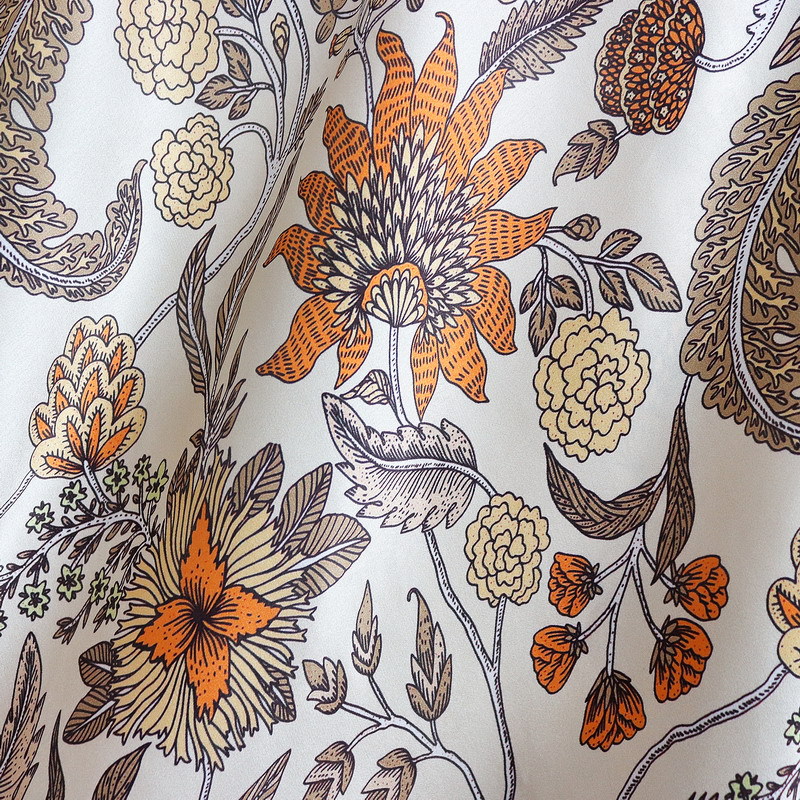 Silk Scarf 110CM Women Hand Ro - Travel Accessories Neck のレビューと価格
