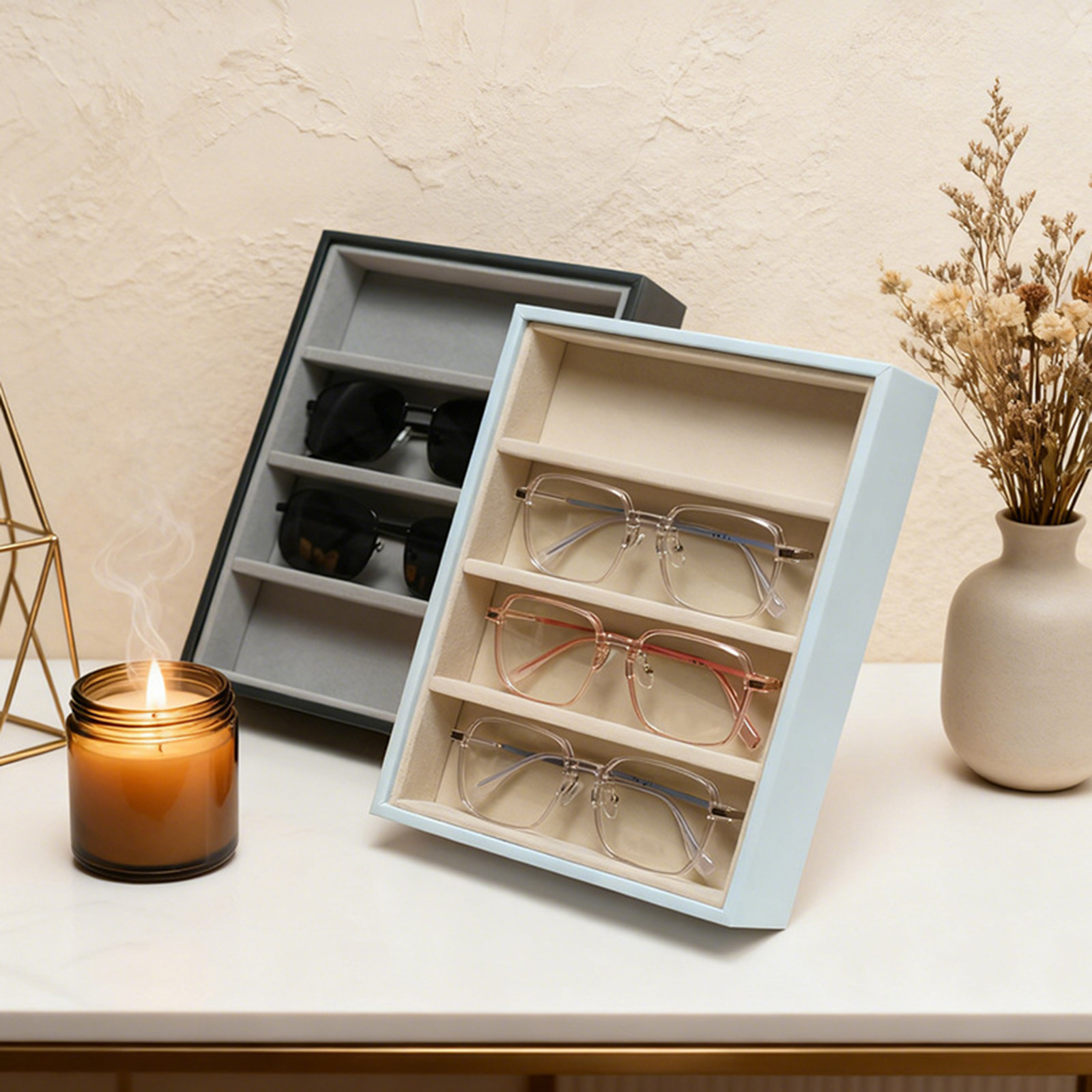 Glasses Display Tray Eyeglass  - Travel Accessories Display のレビューと価格
