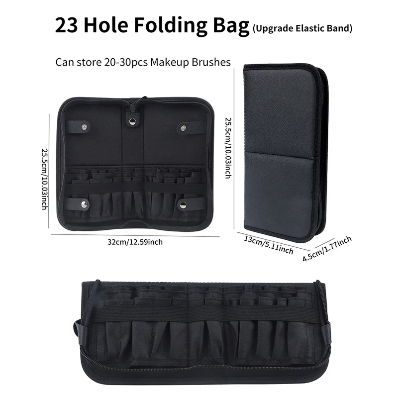 29/23 Holes Foldable Makeup Br - Travel Accessories Organizer Case のレビューと価格