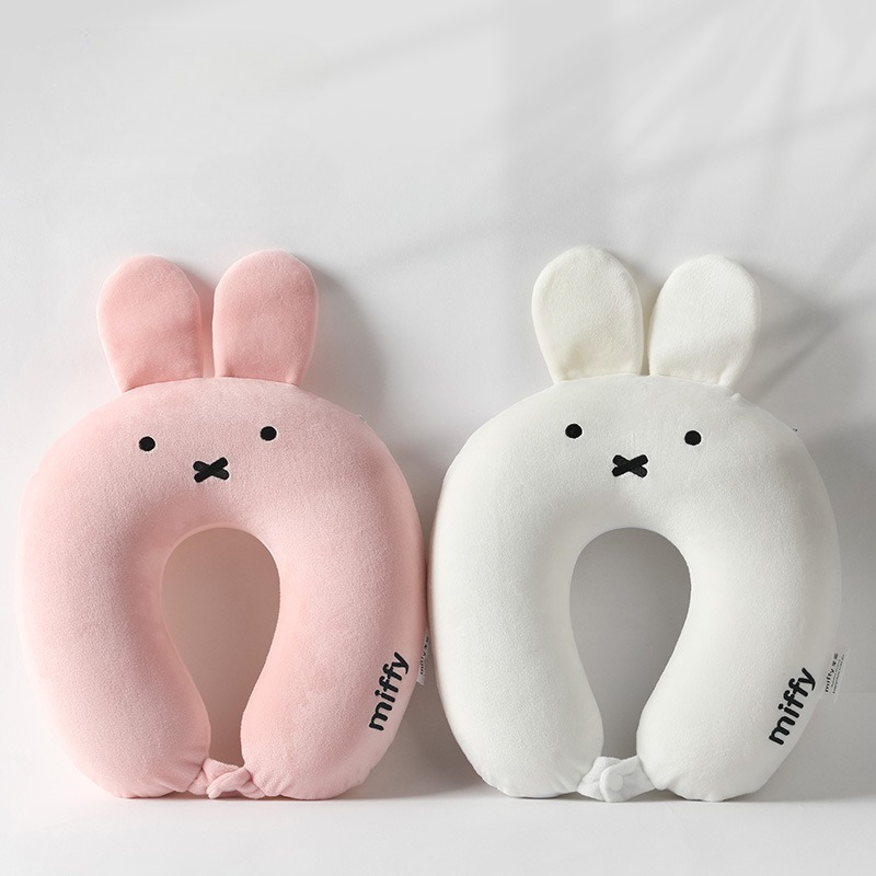 Cute Hot Anime Miffy Rabbit Ea - Neck Pillow Memory Foam のレビューと価格