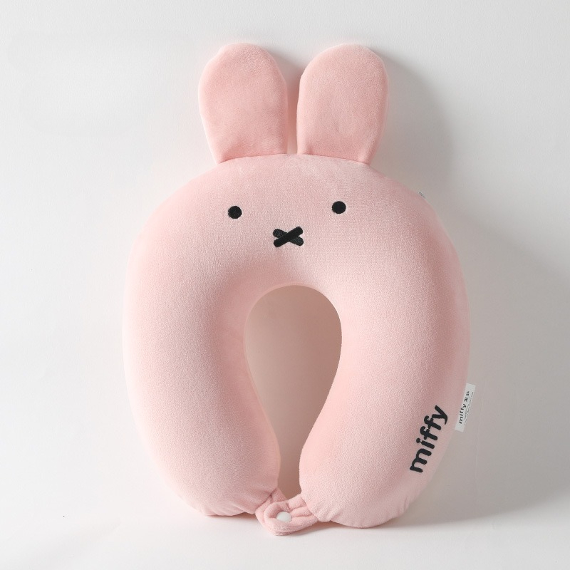Cute Hot Anime Miffy Rabbit Ea - Neck Pillow Memory Foam のレビューと価格