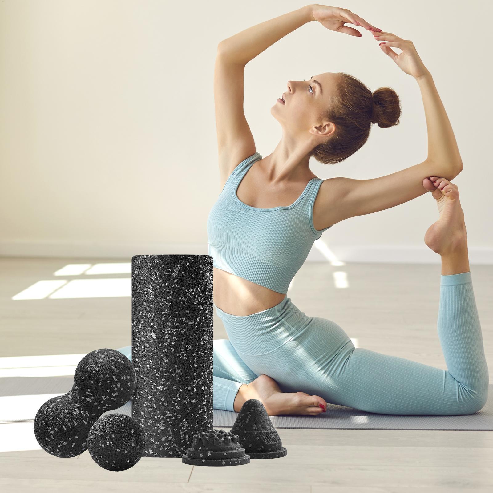 Yoga Roller Exercise Foam Roll - Travel Yoga Accessories のレビューと価格