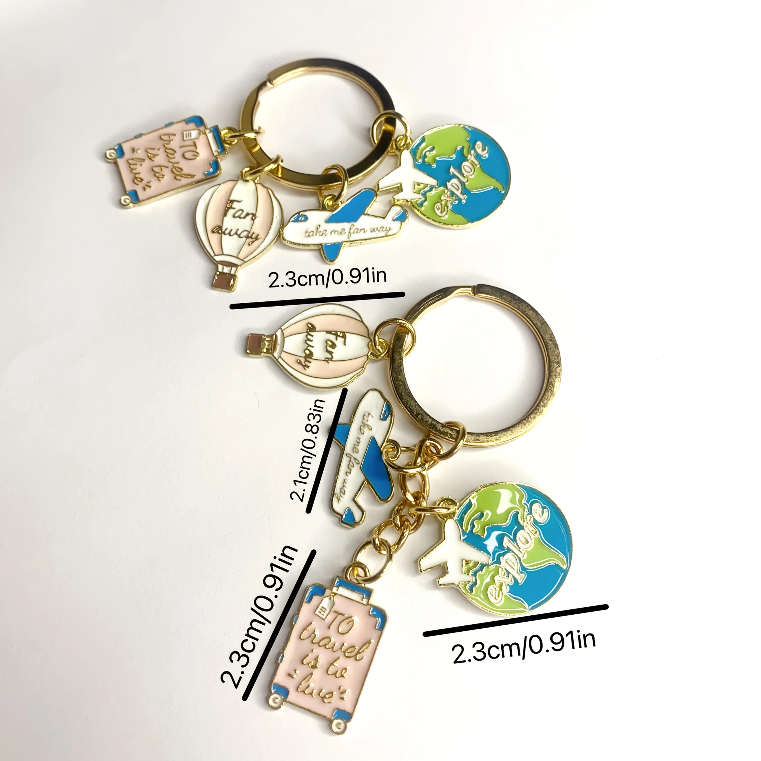 A Stylish Travel-Themed Keycha - Travel Accessories As Gifts のレビューと価格