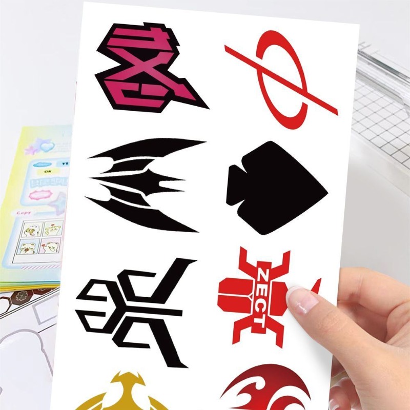 60 Sheets Kamen Rider Logo Sti - Sticker Luggage Decorative のレビューと価格
