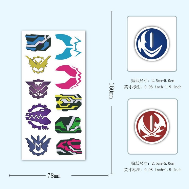 60 Sheets Kamen Rider Logo Sti - Sticker Luggage Decorative のレビューと価格