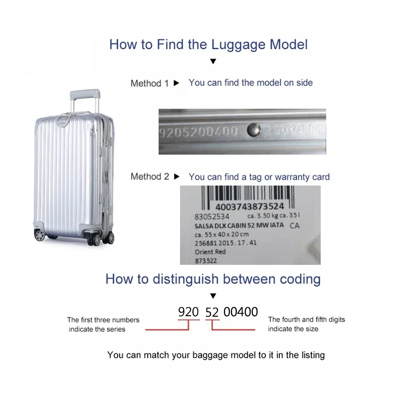 PVC Luggage Cover For Rimowa w - Travel Accessories Rimowa のレビューと価格